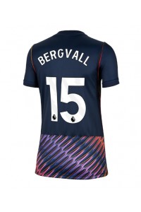 Tottenham Hotspur Lucas Bergvall #15 Fotballdrakt Borte Klær Dame 2026-27 Korte ermer